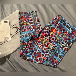 CVG Exotic print capri leggings- NWT